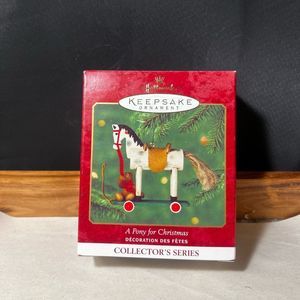 “A Pony For Christmas” Hallmark Keepsake Ornament